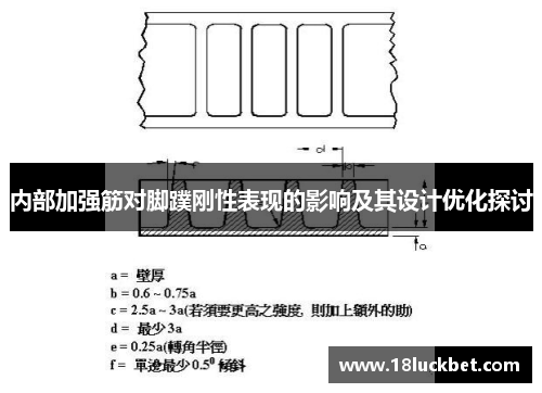 内部加强筋对脚蹼刚性表现的影响及其设计优化探讨